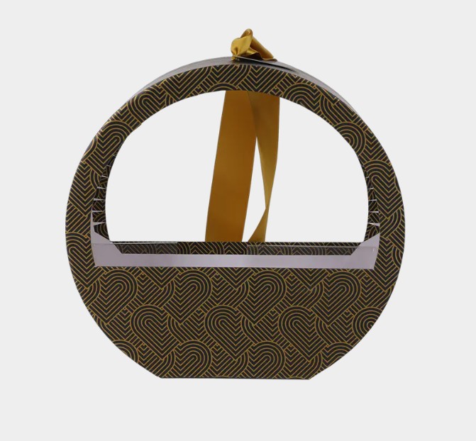 Round Fruit Cardboard Gift Box Flower Basket: A Versatile and Eco-Friendly Gift Solution